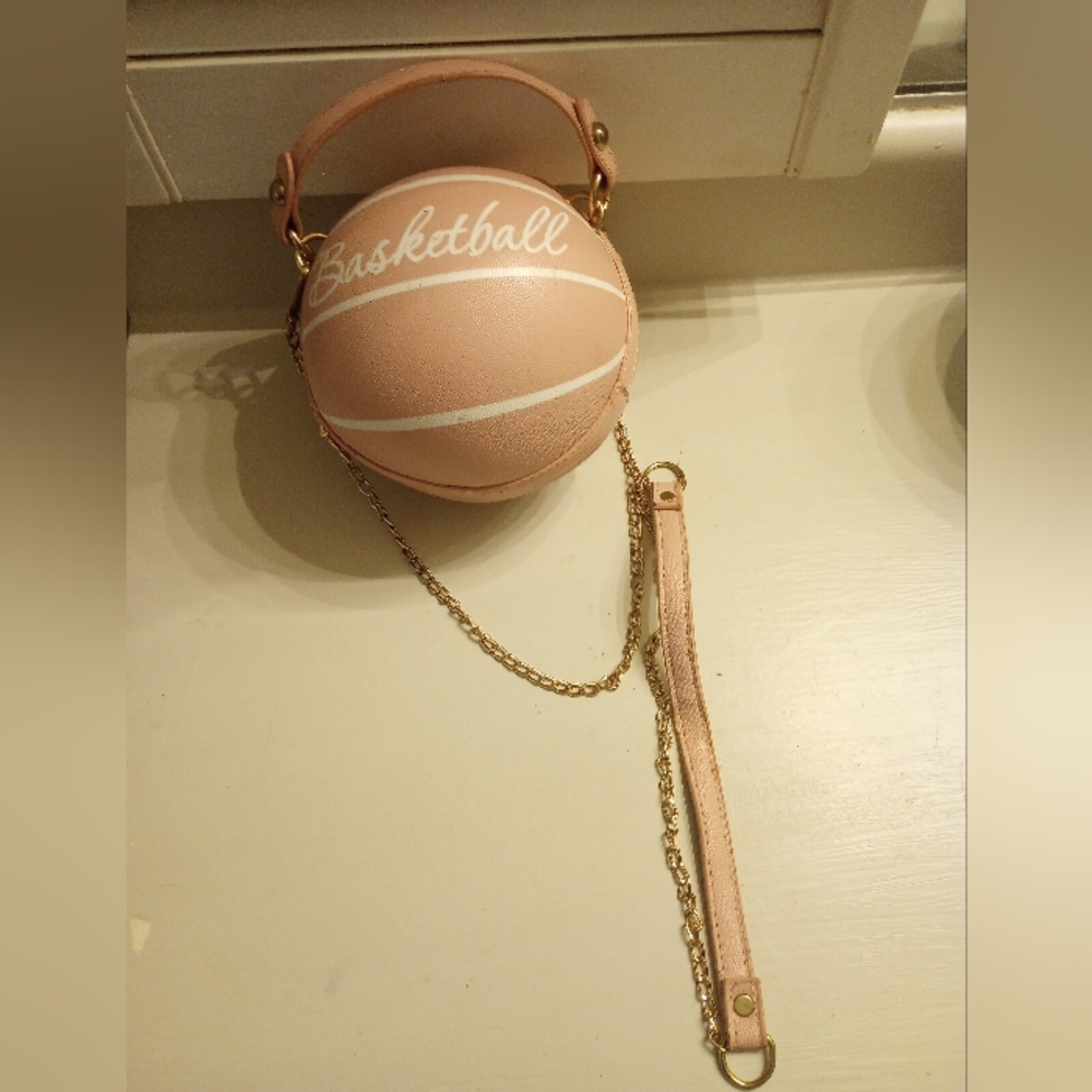 Women's Basketball Handbag with chain strap